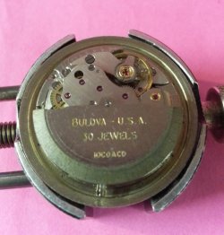back inside of a Bulova #83 30 Jewel Auto