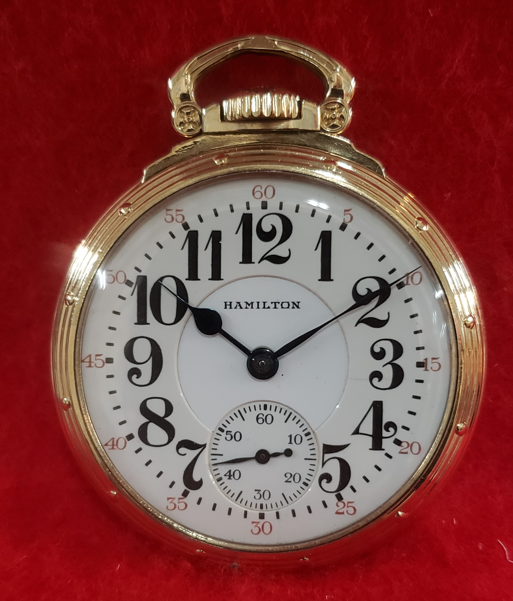 Hamilton pocket watch best sale